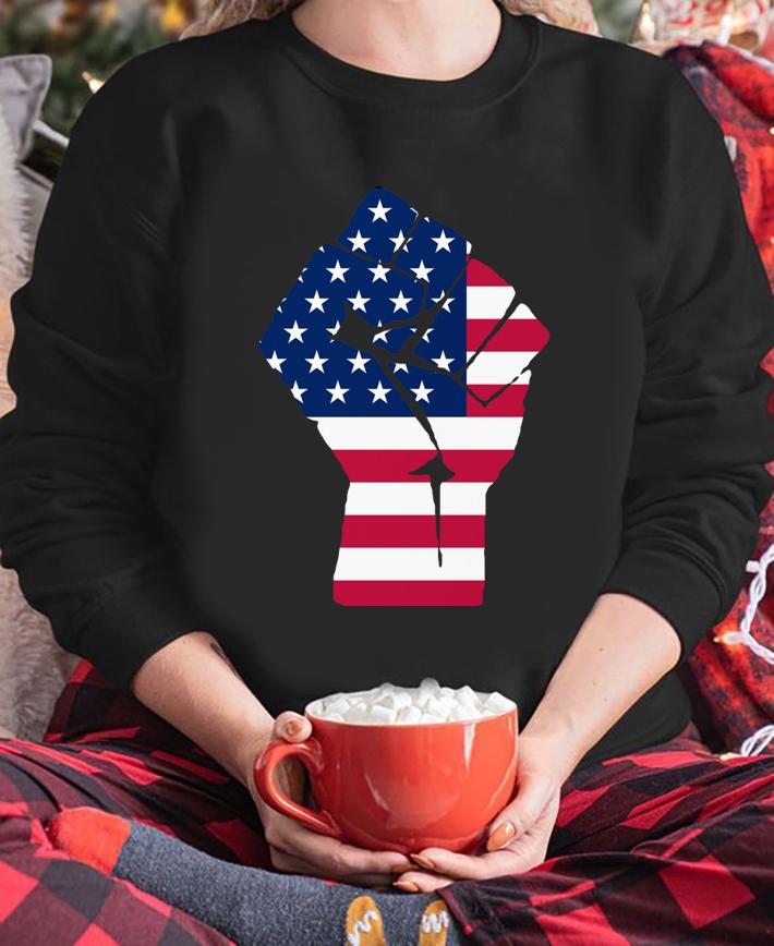 Black Lives Matter American Flag Happy 4th July Independence Day t-shirt sweatshirt