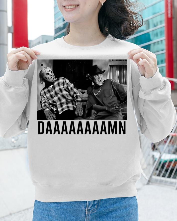 Jason Voorhees and Freddy Krueger as Craig and Smokey Damn t-shirt sweatshirt