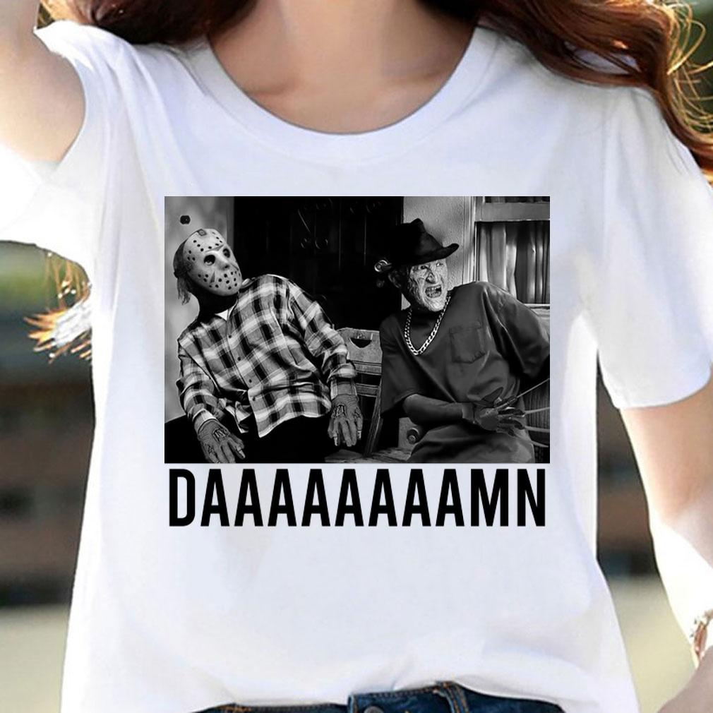 Jason Voorhees and Freddy Krueger as Craig and Smokey Damn t-shirt woman shirt