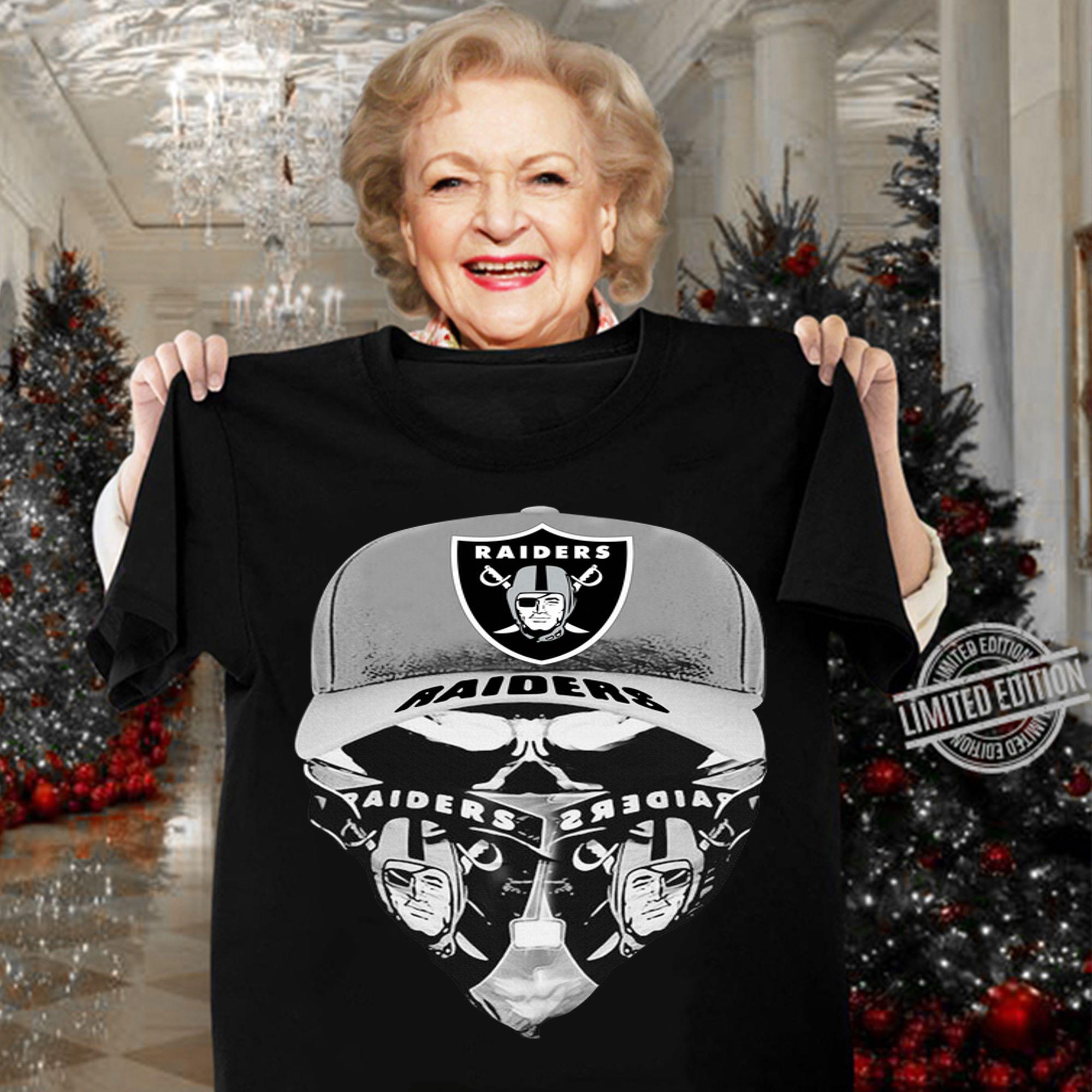 Skull Mask Las Vegas Raiders t-shirt woman shirt
