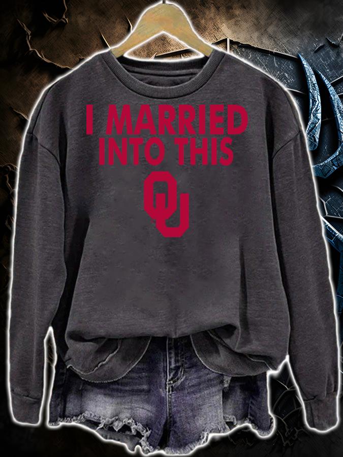 I Married Into This Oklahoma t-shirt sweatshirt