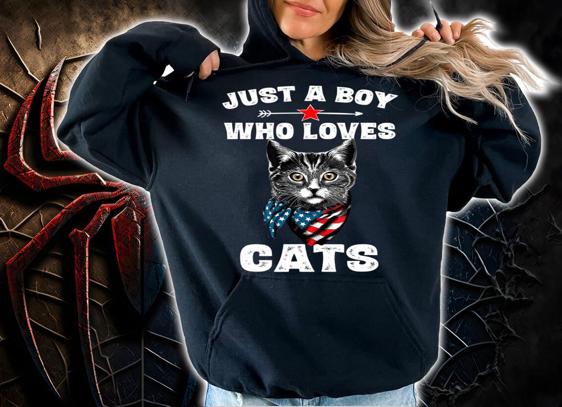 Cat For Boys Cats Lover t-shirt hoodie