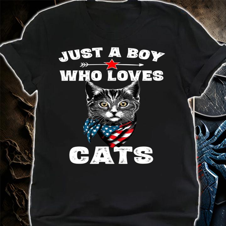 Cat For Boys Cats Lover t-shirt shirt
