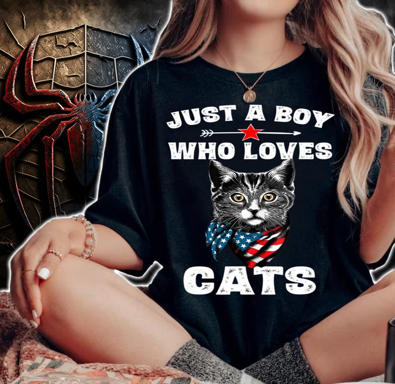 Cat For Boys Cats Lover t-shirt woman shirt