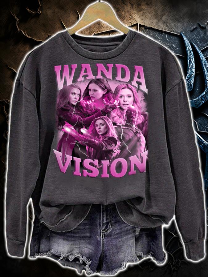Wandavision Shirt, Marvel Wanda & Vision Series t-shirt sweatshirt