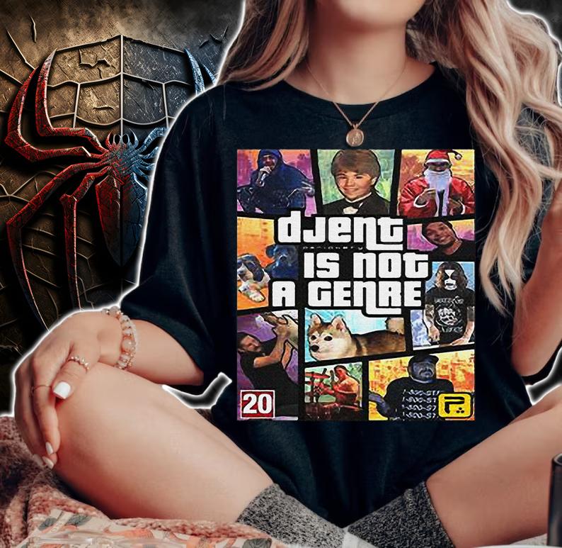 Grand Theft Auto Djent is not a genre t-shirt woman shirt