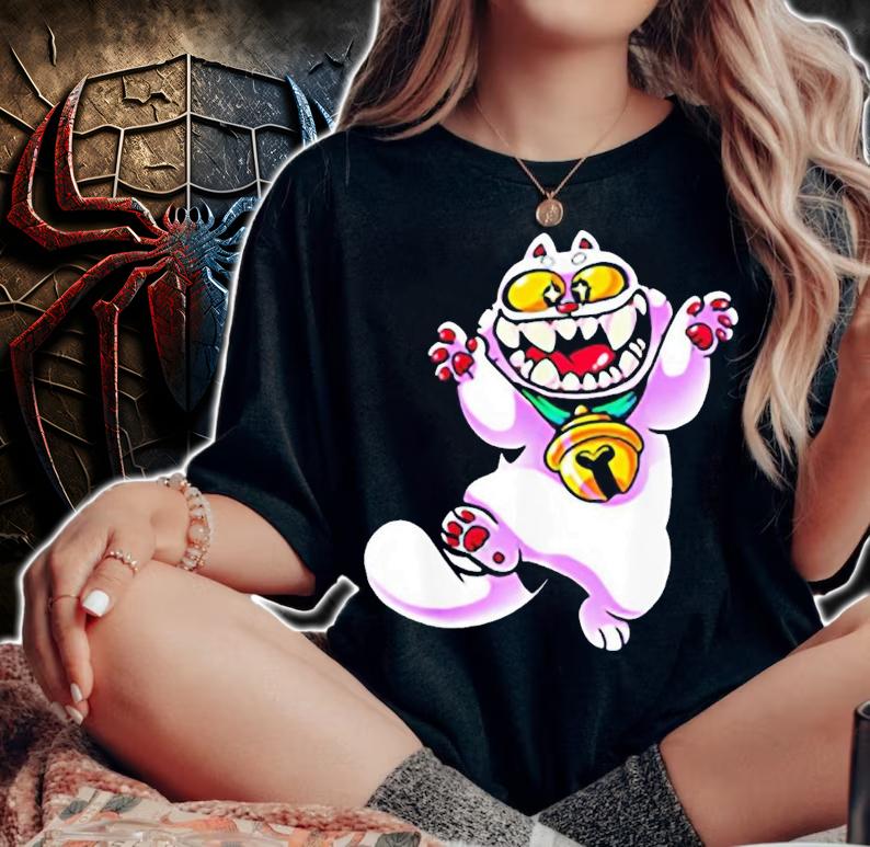 Boobun Chompy cat shirt t-shirt woman shirt