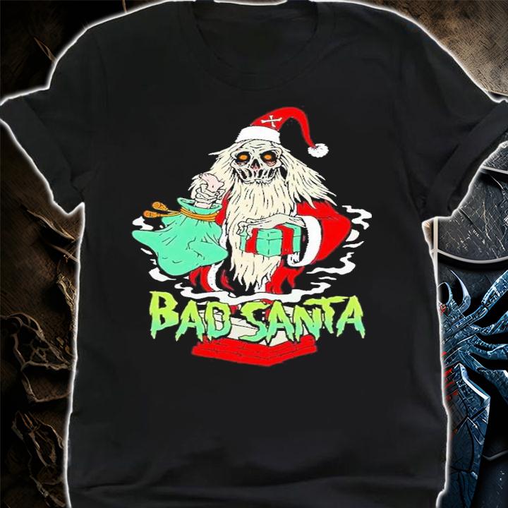 Bad Santa Horror Punk Merry Krampus shirt t-shirt shirt