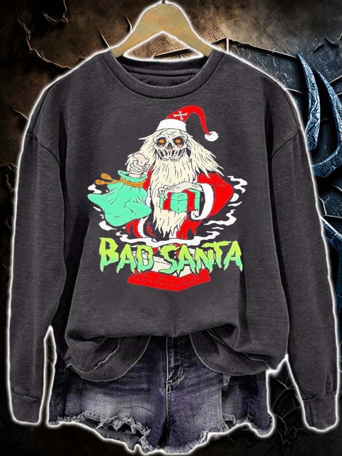 Bad Santa Horror Punk Merry Krampus shirt t-shirt sweatshirt