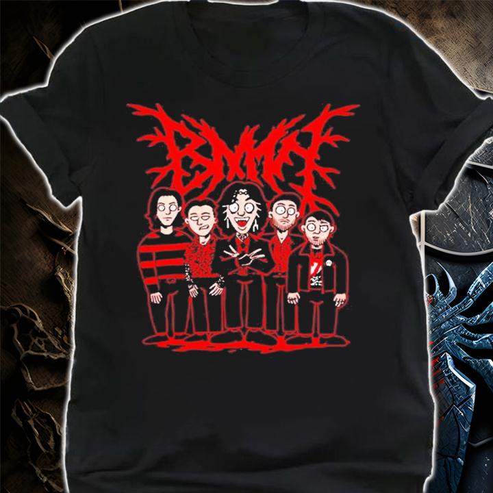 Bring Me The Horizon Cartoon Band Black Shirt t-shirt shirt