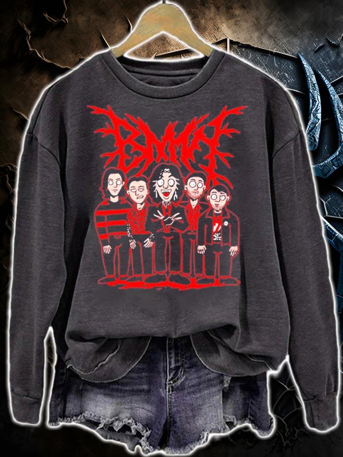Bring Me The Horizon Cartoon Band Black Shirt t-shirt sweatshirt