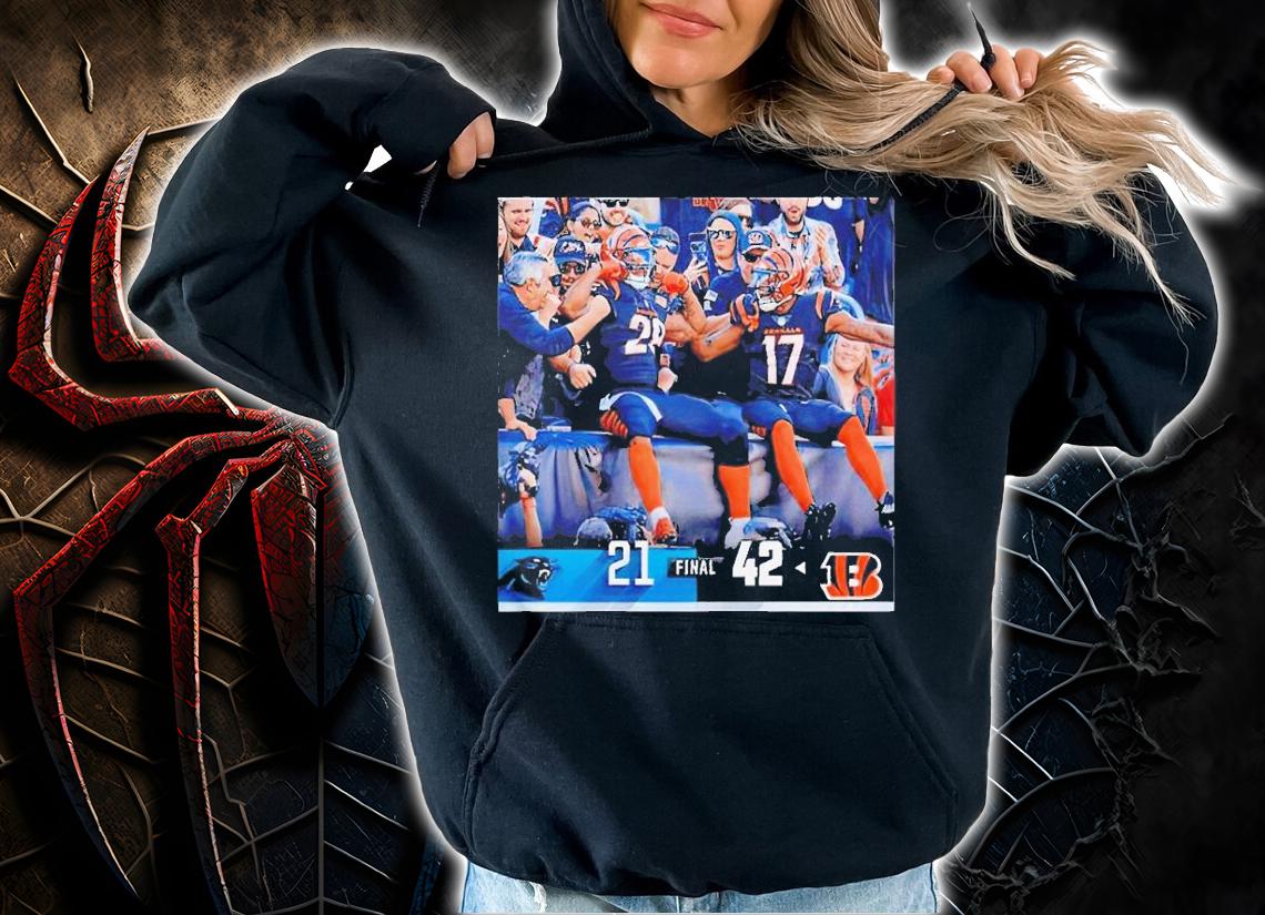 Carolina Panthers 21-42 Cincinnati Bengals 2022 Final shirt t-shirt hoodie