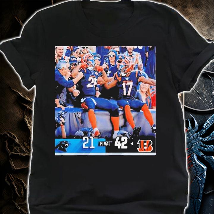 Carolina Panthers 21-42 Cincinnati Bengals 2022 Final shirt t-shirt shirt