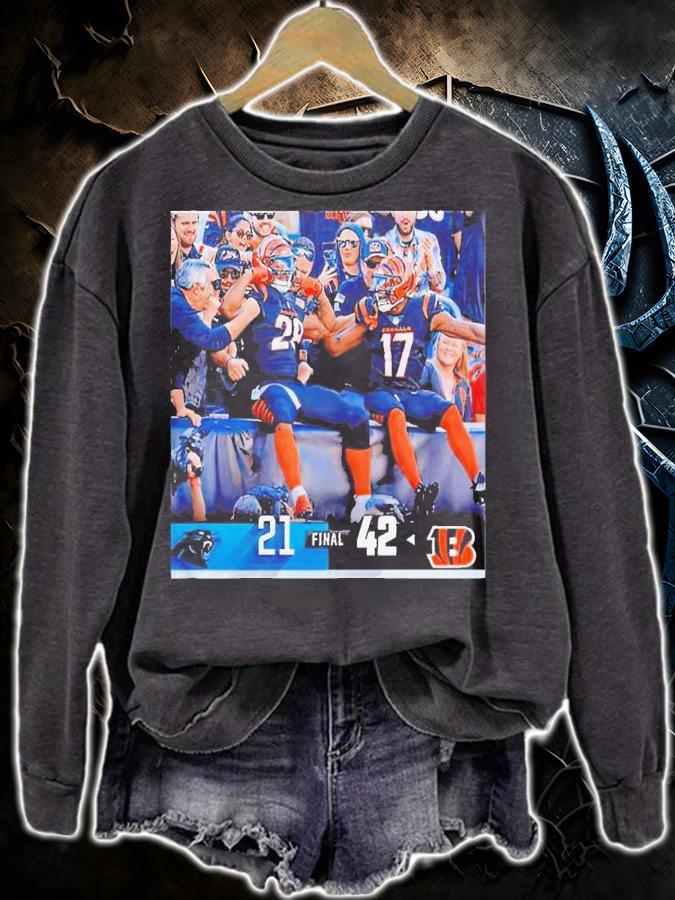 Carolina Panthers 21-42 Cincinnati Bengals 2022 Final shirt t-shirt sweatshirt