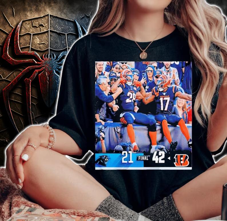 Carolina Panthers 21-42 Cincinnati Bengals 2022 Final shirt t-shirt woman shirt