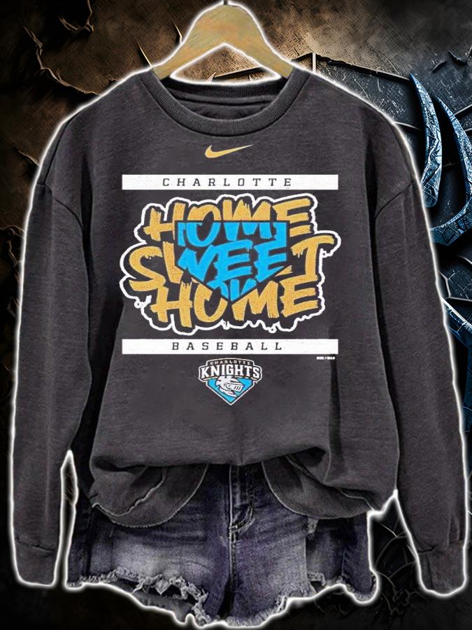 Charlotte Knights home sweet home shirt t-shirt sweatshirt