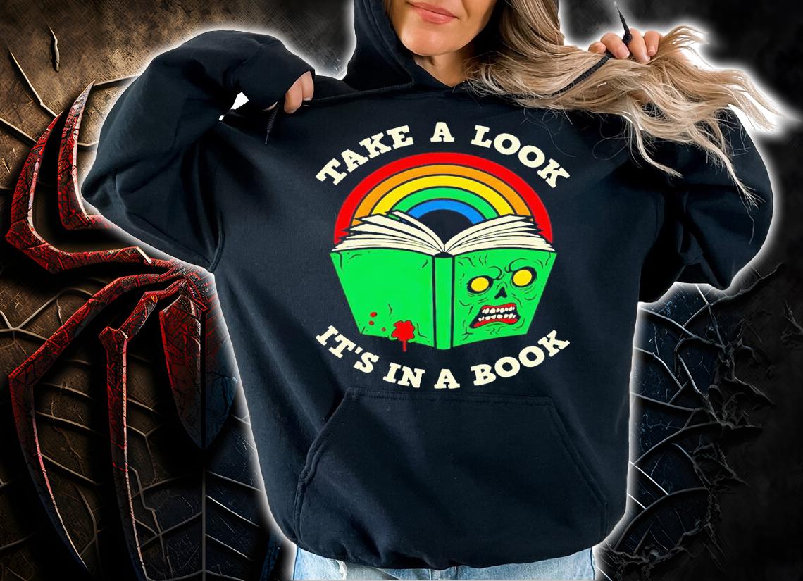 Evil book take a look it's in a book shirt t-shirt hoodie