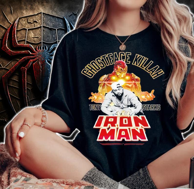 Ghostface Killah Ironman shirt t-shirt woman shirt
