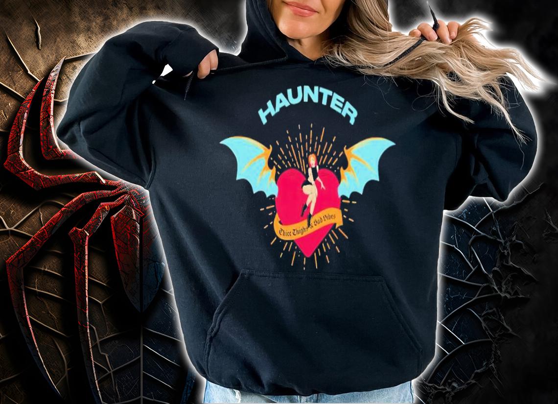 Haunter thicc thighs and sad vibes shirt t-shirt hoodie