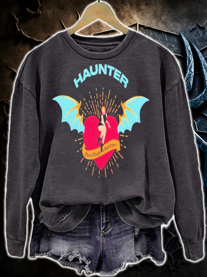 Haunter thicc thighs and sad vibes shirt t-shirt sweatshirt
