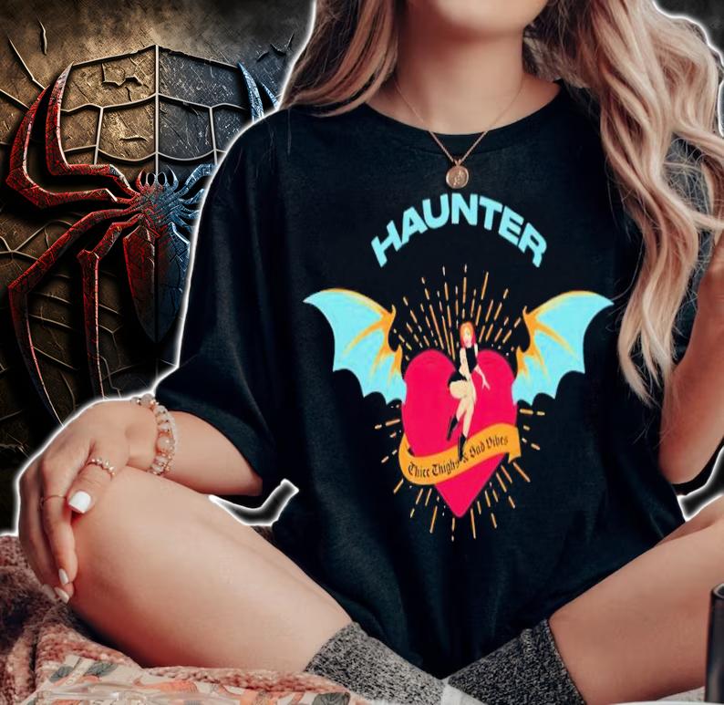 Haunter thicc thighs and sad vibes shirt t-shirt woman shirt