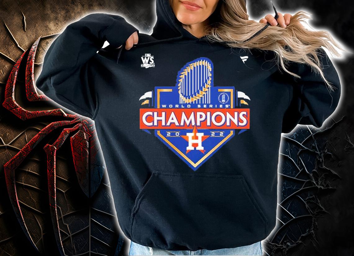 Houston Astros Heather Charcoal 2022 World Series Champions Locker Room Shirt t-shirt hoodie