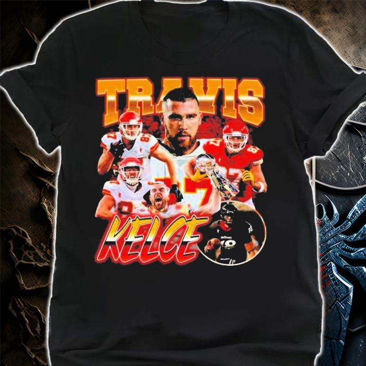 Mecole Hardman Travis Kelce Vintage 90s Bootleg Style Rap Shirt t-shirt shirt