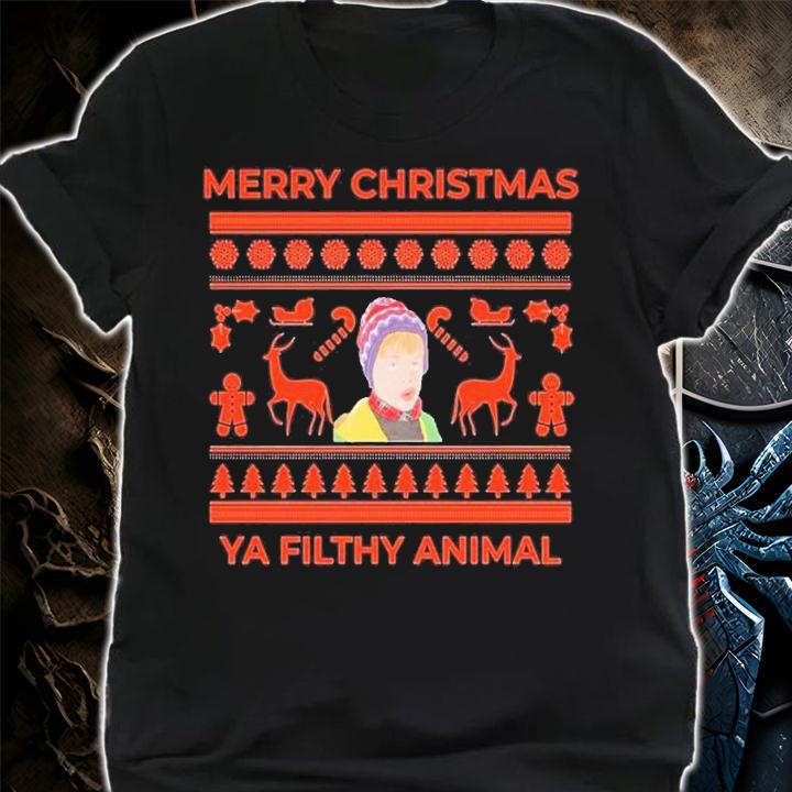 Merry Christmas Ya Filthy Animal Home Alone Shirt t-shirt shirt