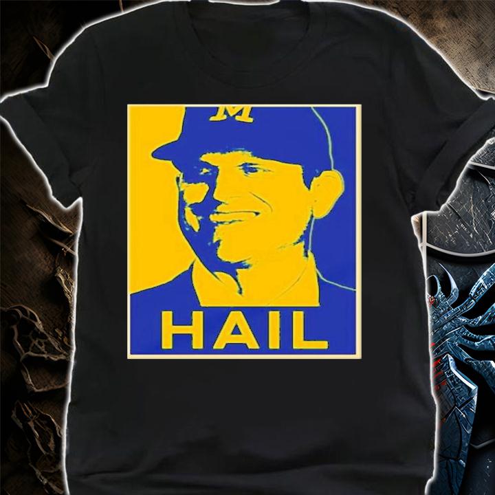 Michigan Wolverines Jim Harbaugh Football Coach Hope Style Shirt t-shirt shirt