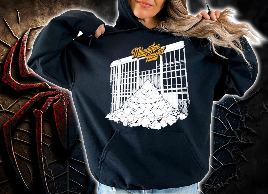 Milwaukee Record Snow Pile shirt t-shirt