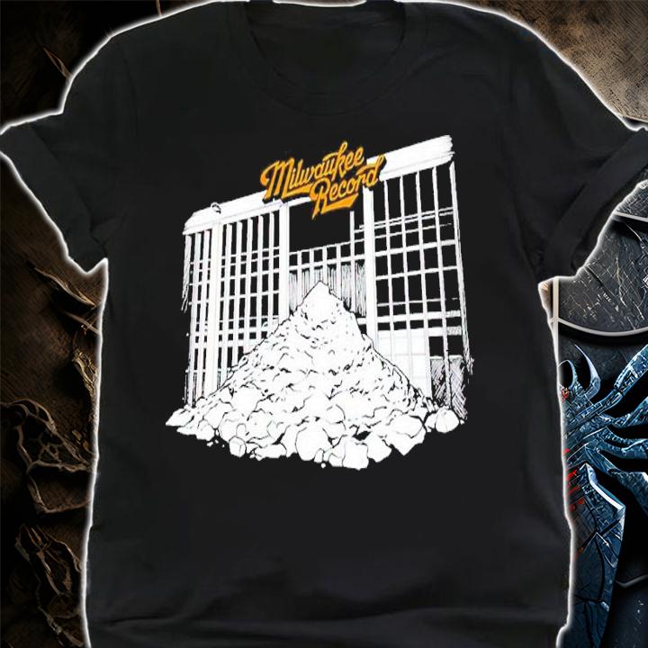 Milwaukee Record Snow Pile shirt t-shirt