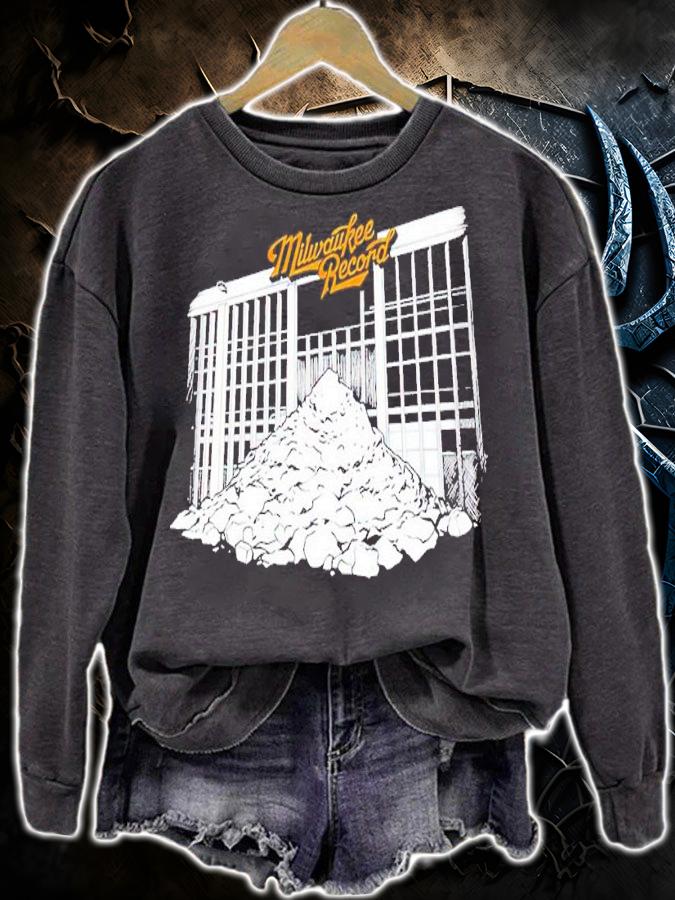 Milwaukee Record Snow Pile shirt t-shirt