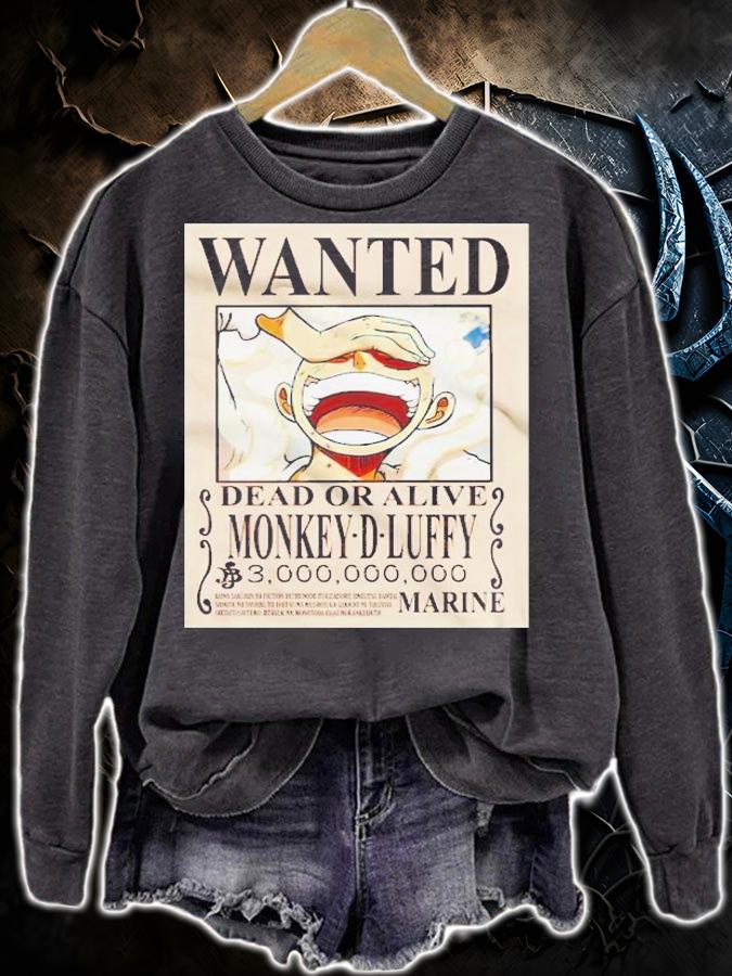 Monkey D. Luffy Gear 5 Son God Nika Wanted shirt t-shirt