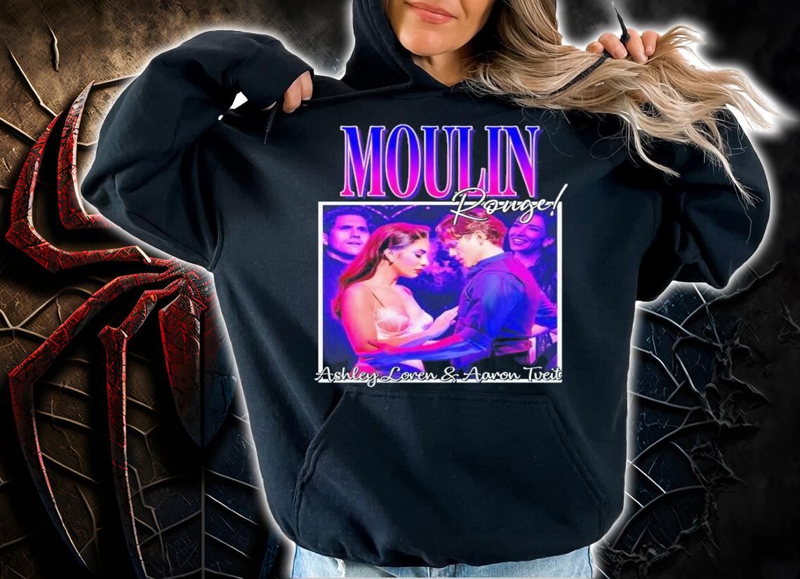 Moulin Rouge Ashley Loren and Aaron Tveit shirt t-shirt
