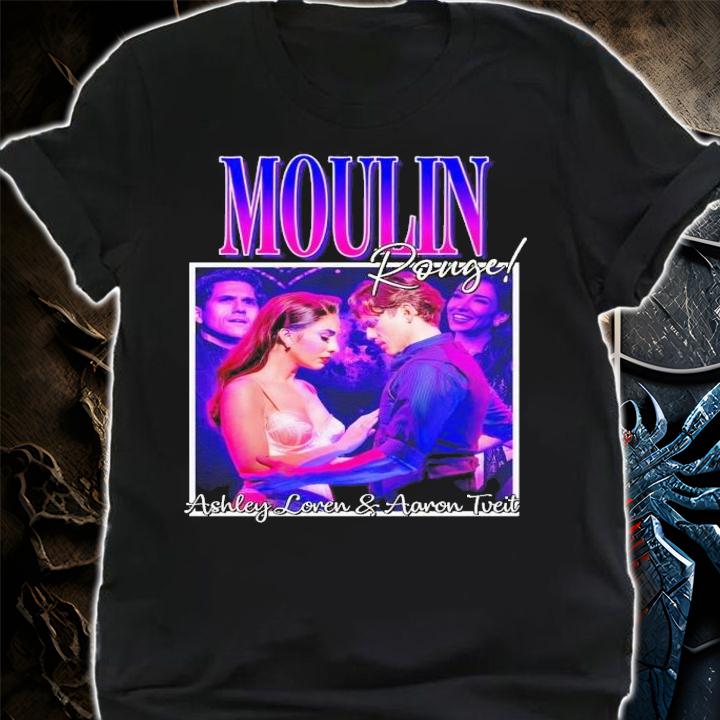 Moulin Rouge Ashley Loren and Aaron Tveit shirt t-shirt