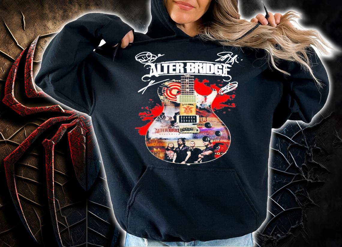 Alter Rock Band Guitar Signature Style T-Shirt t-shirt hoodie