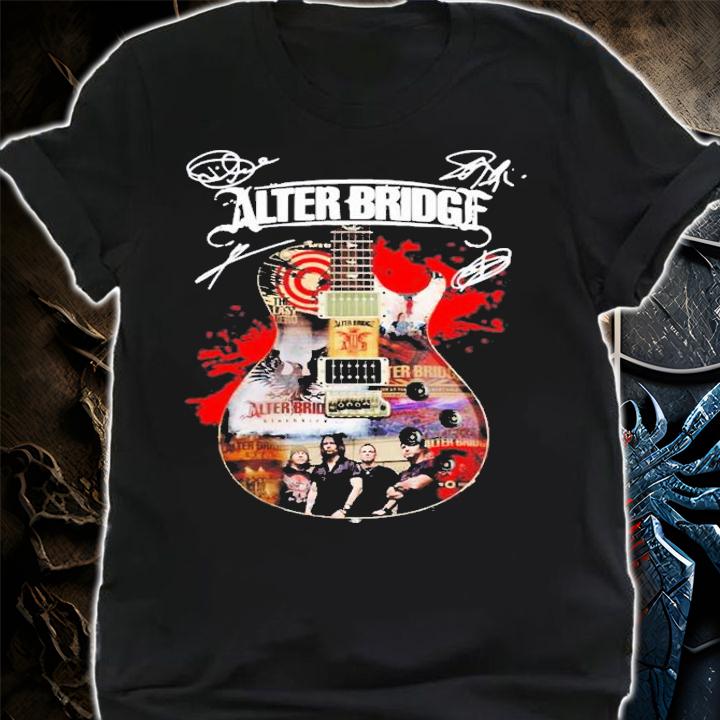 Alter Rock Band Guitar Signature Style T-Shirt t-shirt shirt