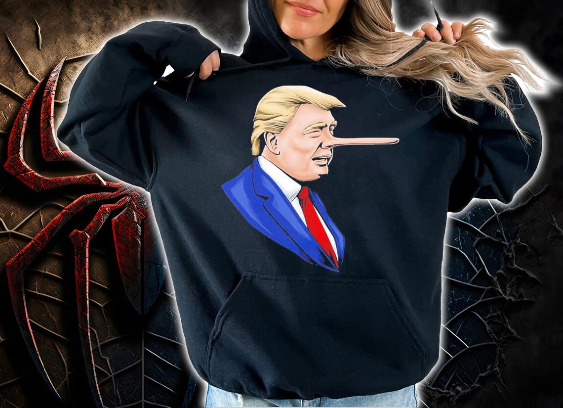 Donald Trump Is A Liar Pinocchio Nose Shirt t-shirt