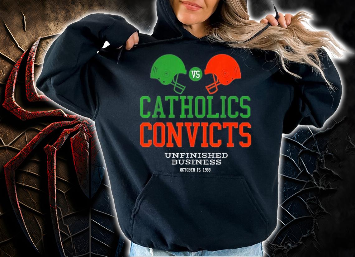 Catholics Vs Convicts 1988 Classic Vintage Shirt t-shirt