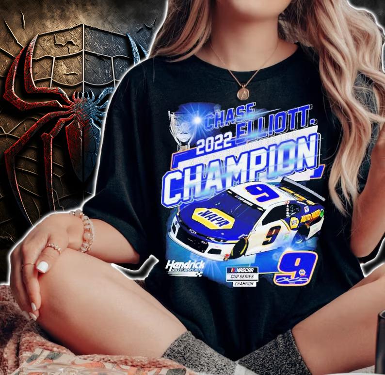 Chase Elliott 2022 Nascar Cup Series Champion Shirt t-shirt woman shirt