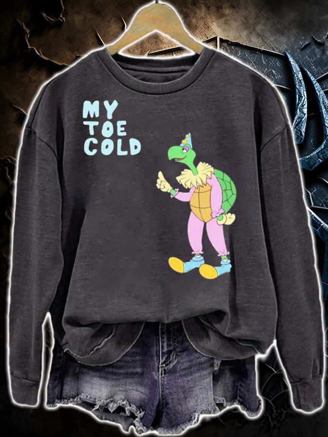 My Toe Cold Party Hat Turtle Shirt t-shirt sweatshirt