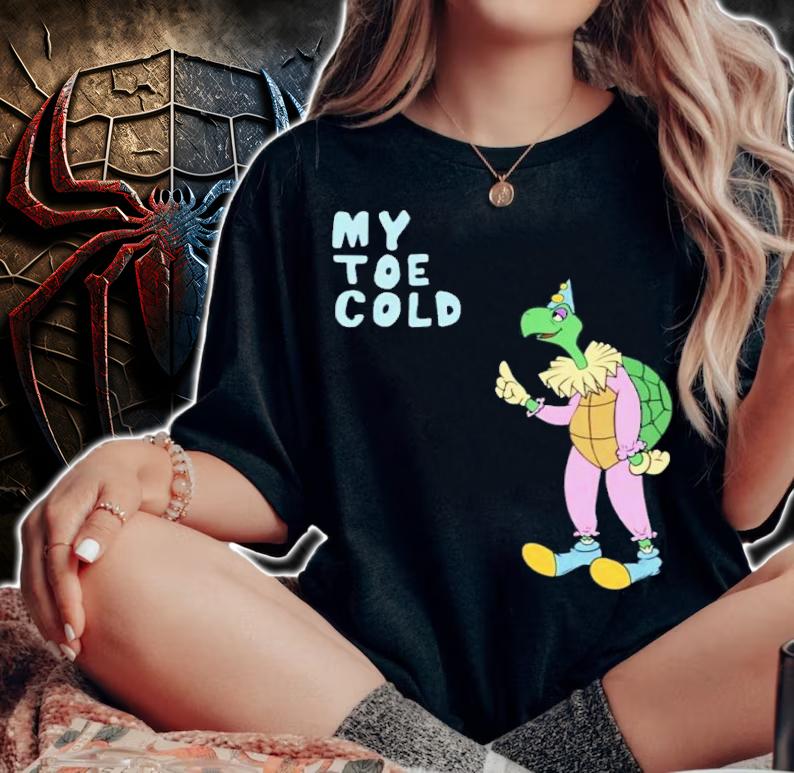My Toe Cold Party Hat Turtle Shirt t-shirt woman shirt