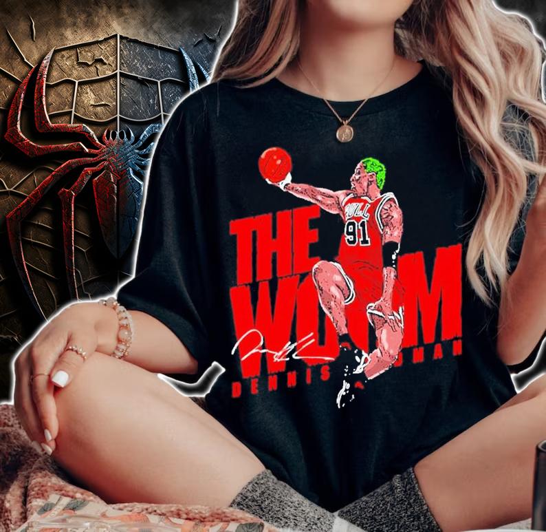 NBA Number 91 Dennis Rodman Signature Shirt t-shirt woman shirt