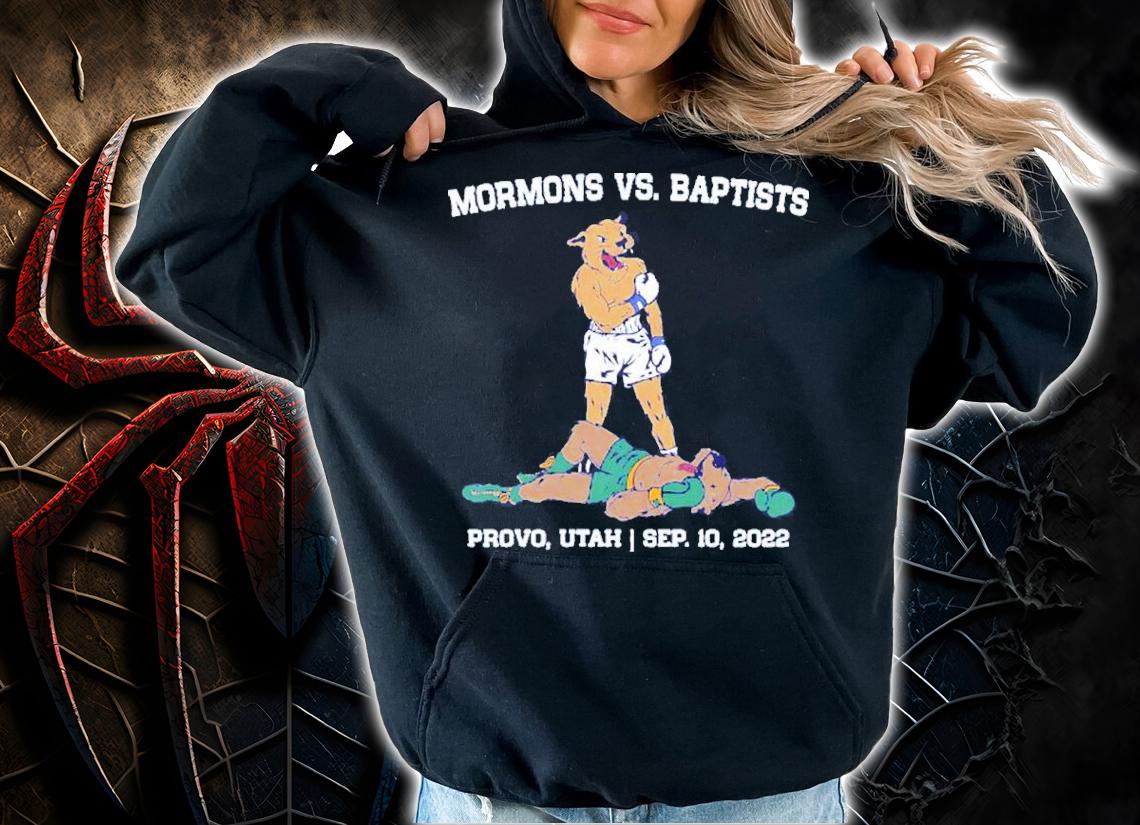 Mormons Vs Baptists Provo Utah 2022 Shirt t-shirt hoodie