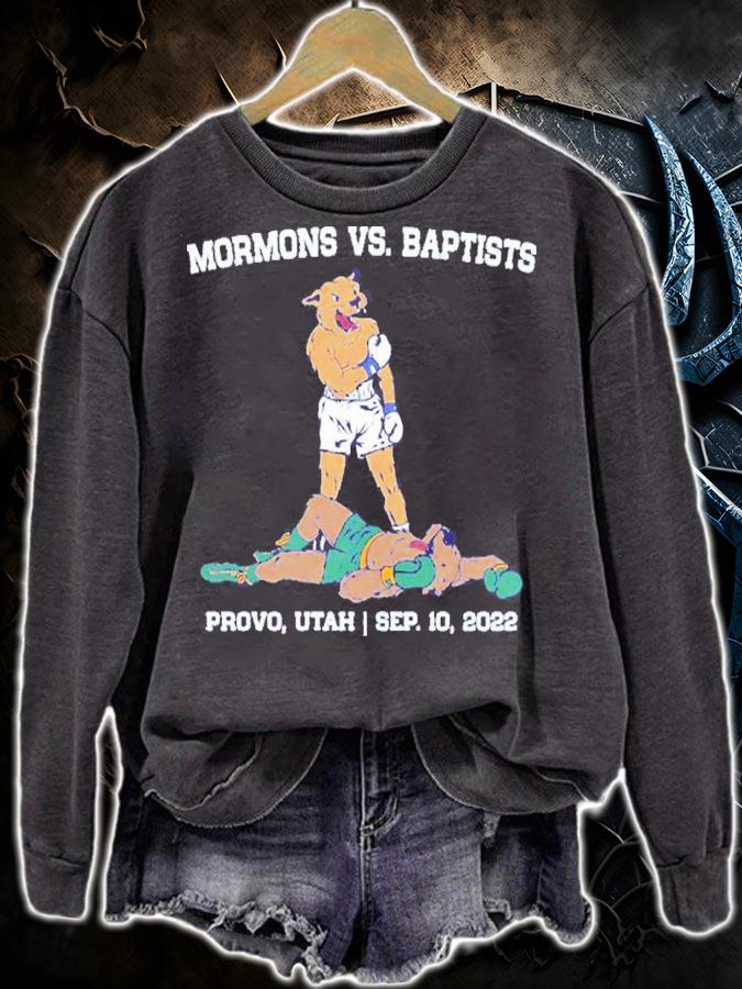 Mormons Vs Baptists Provo Utah 2022 Shirt t-shirt sweatshirt