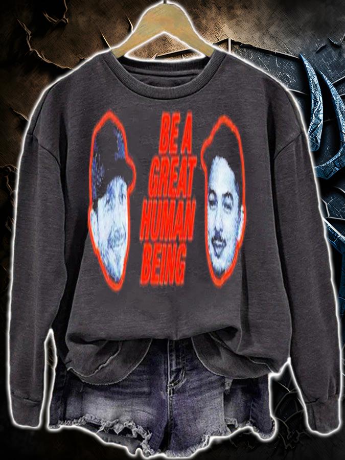 New York Mets Be A Great Human Being Shirt t-shirt sweatshirt