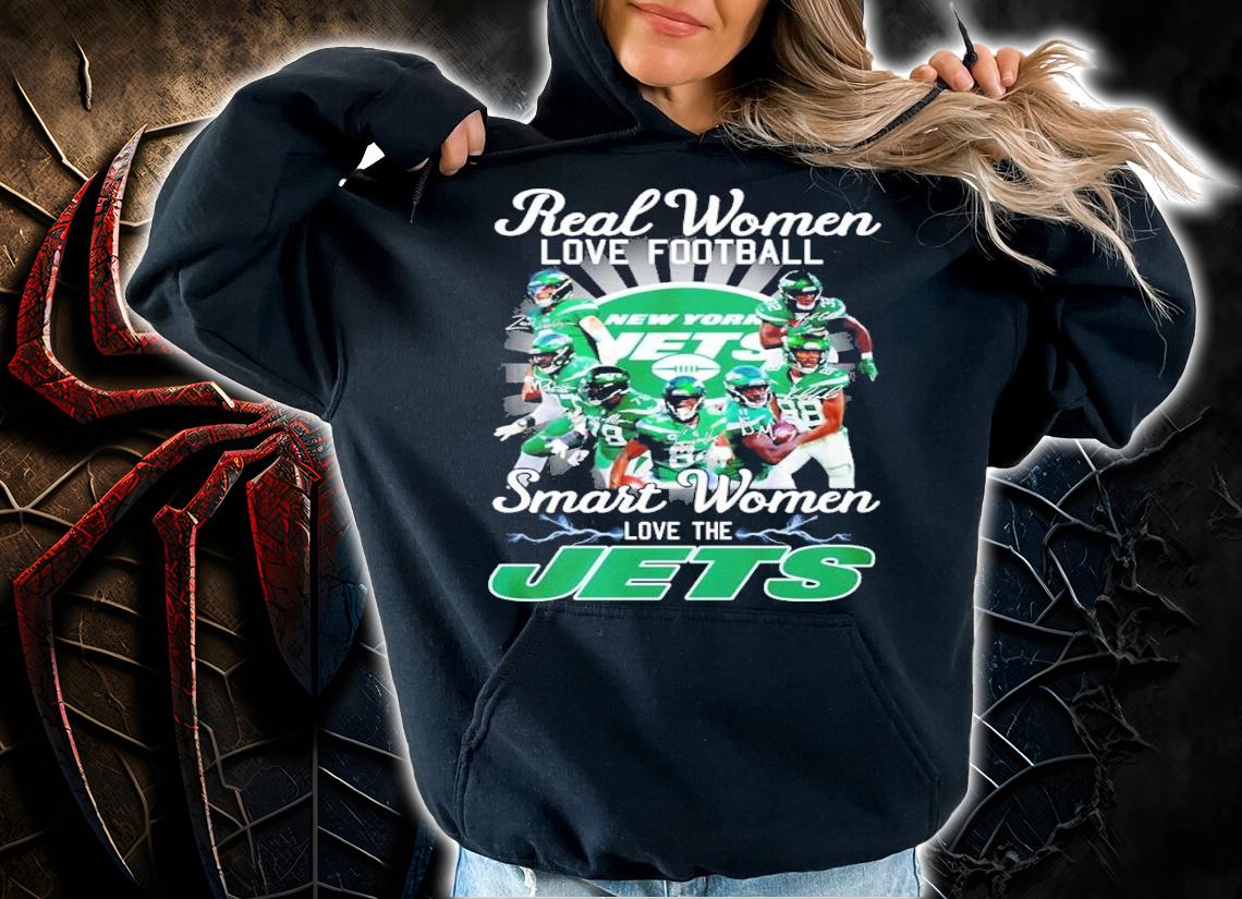 Real woman love football smart women love the Jets signatures shirt t-shirt