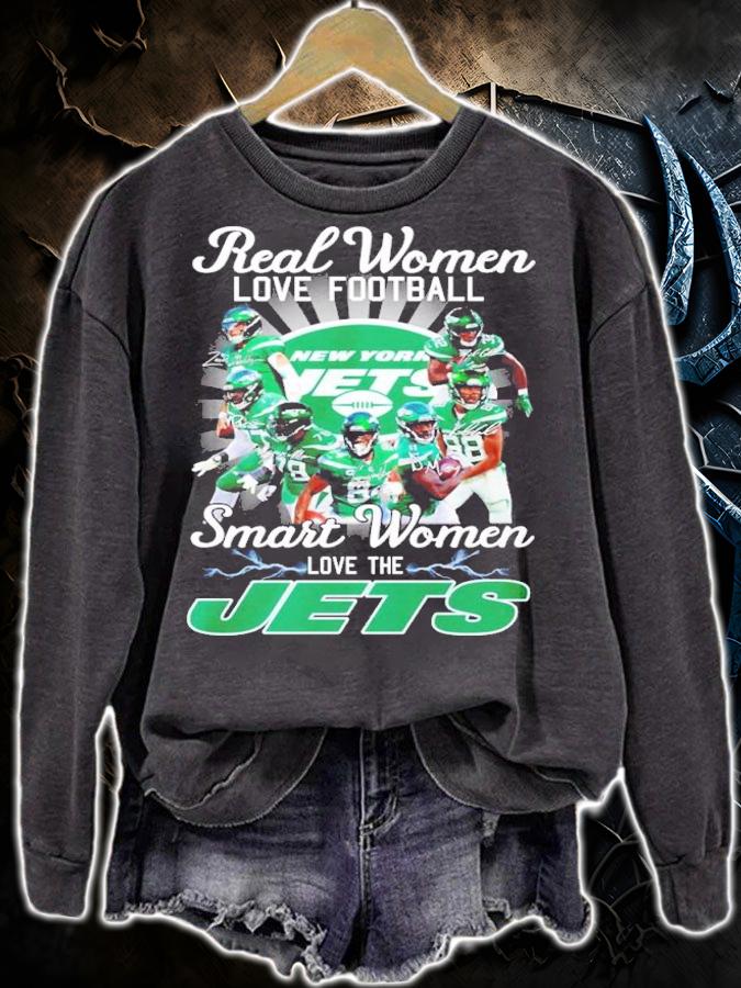 Real woman love football smart women love the Jets signatures shirt t-shirt