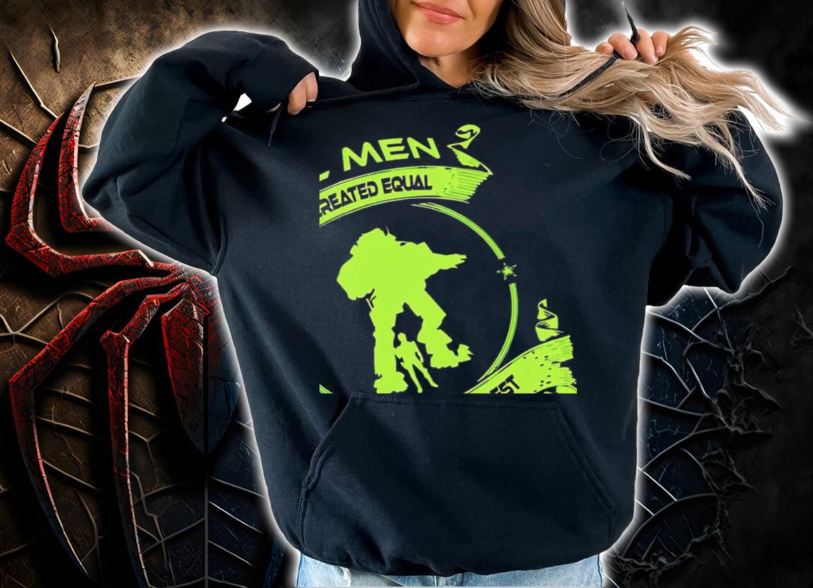 All Men Are Created Equal But Only The Best Become Pilots Titanfall characters T-shirt t-shirt