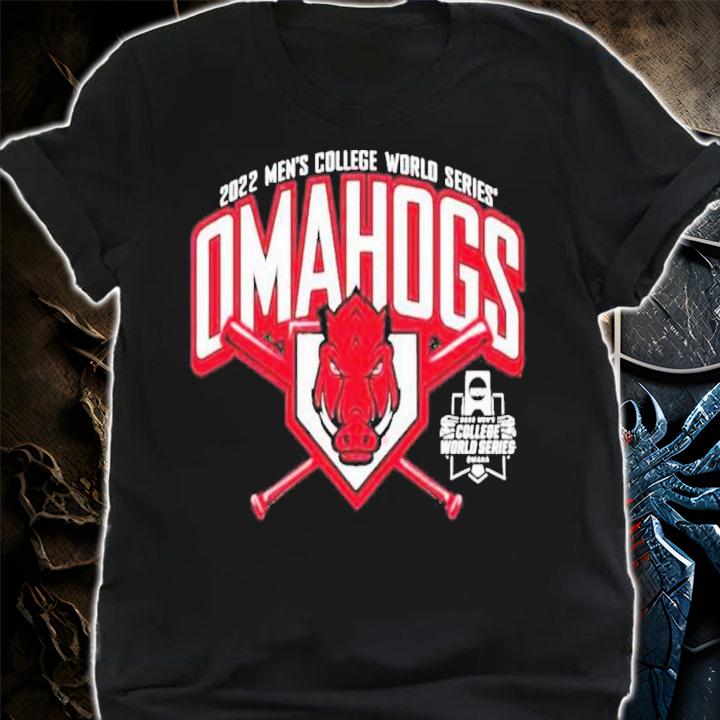 Arkansas Razorback 2022 Men's College World Series Omahogs T-Shirt t-shirt shirt